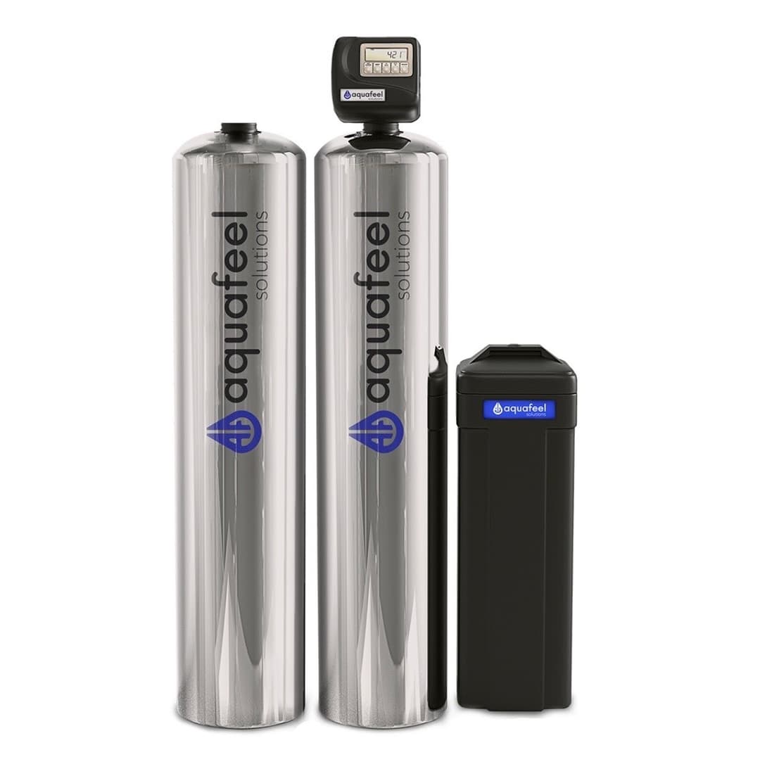 Aquafeel Solutions dual-tank well water treatment system